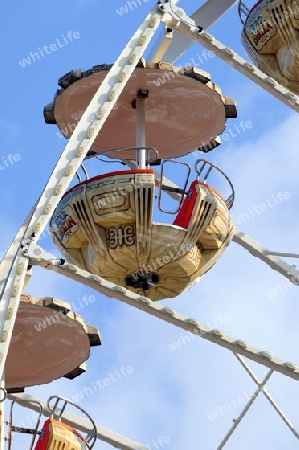 Gondeln am Riesenrad