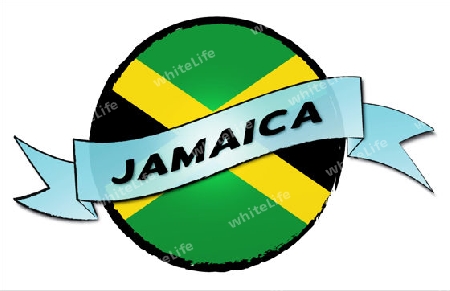 JAMAICA - your country shown as illustrated banner for your presentation or as button...