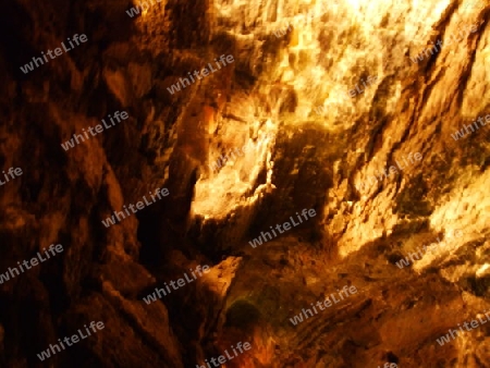 Lanzarote, Cueva Verde,Lava-Versteinerung