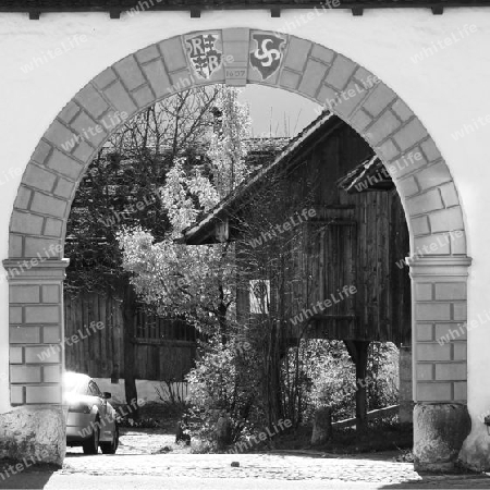 Blick in den Innenhof