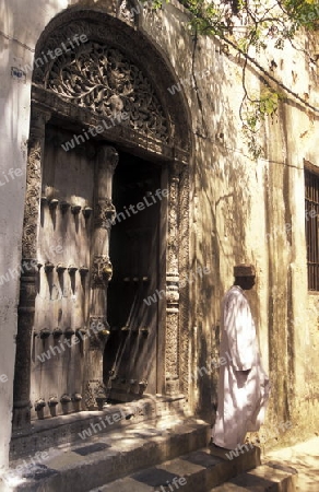 Die Altstadt von Stone Town  oder Zanzibar Town der Hauptstadt der Insel Sansibar im Indischen Ozean in Tansania in Ostafrika.