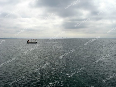 Fischer vor Fehmarn