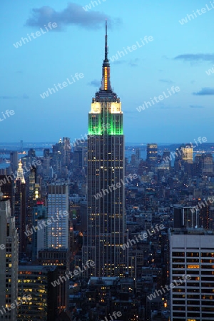 Empire State Building am Abend