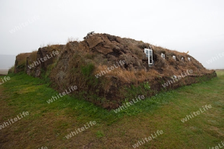 Der Norden Islands, Torfh?user am Museumshof Glaumb?r 