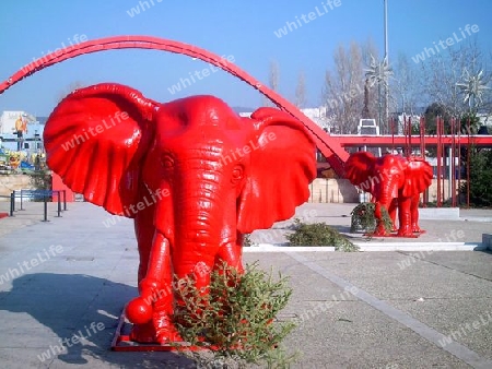 Rote Elefante