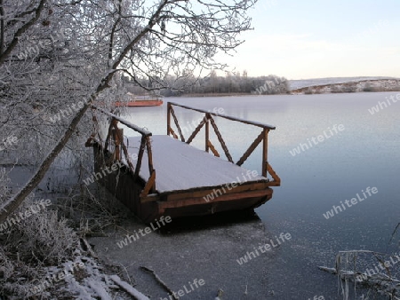 lake in winter