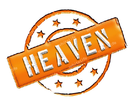 Sign, symbol, stamp or icon for your presentation, for websites and many more named HEAVEN