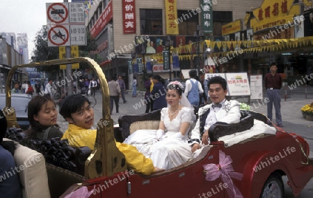 a wedding the city of Shenzhen north of Hongkong in the province of Guangdong in china in east asia. 