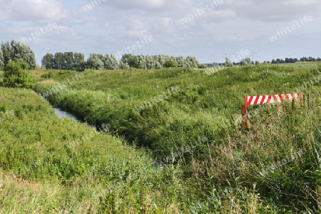 Hinweisschild im Vorland