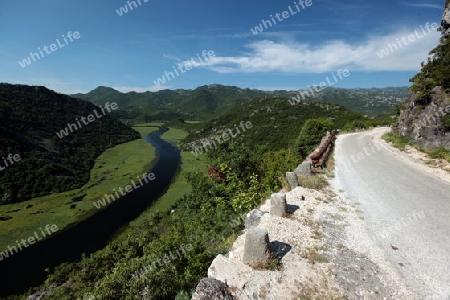 Europa, Osteuropa, Balkan. Montenegro, Skadar, See, Landschaft, Rijeka Crnojevica, Natur, 