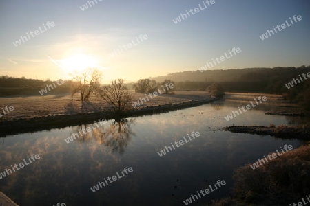 Winterlandschaft an der Ruhr