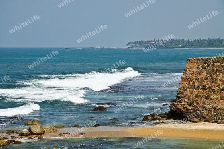 Klippen an der K?ste von Galle Fort - Sri Lanka