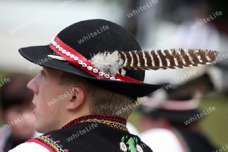 Europa, Osteuropa, Slowakei, Polen, Grenze, Cerveny Klastor, Folklore, Festival, Fest, Tranchtenfest, Tracht, Kultur, Sommer, 