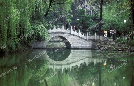 a natural Park in the city of Chengdu in the provinz of Sichuan in centrall China from the Air.