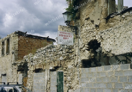 Ruine in Mostar