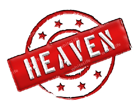 Sign, symbol, stamp or icon for your presentation, for websites and many more named HEAVEN