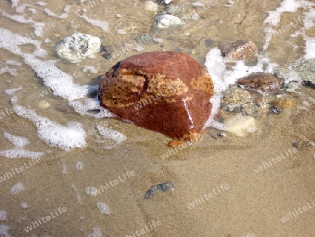 Stein am Ostseestrand