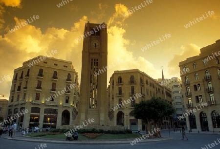 the old town of the city of Beirut in Lebanon in the middle east. 