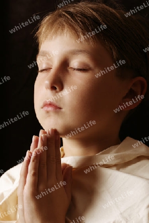 Our Father - child praying