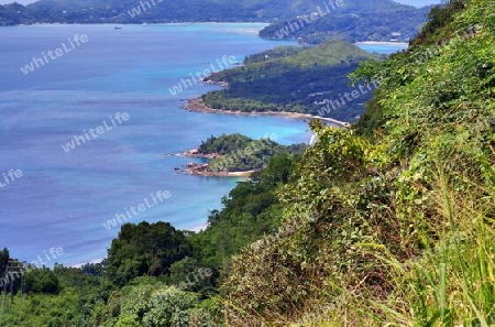 Beautiful impressions of the tropical landscape paradise on the Seychelles islands