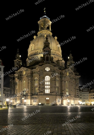 Dresden Frauenkirche bei Nacht