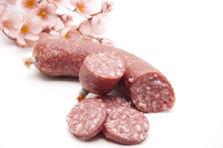 Frische Knoblauchsalami