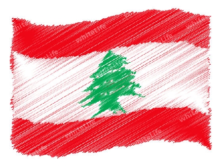 Lebanon - The beloved country as a symbolic representation as heart - Das geliebte Land als symbolische Darstellung als Herz