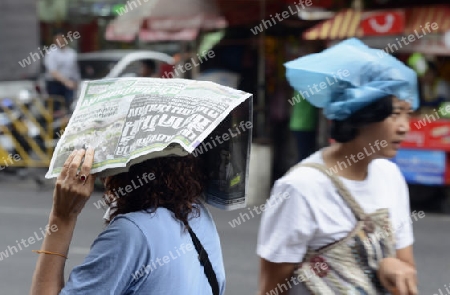 Der Alltag im China Town in der Stadt Bangkok in Thailand in Suedostasien.