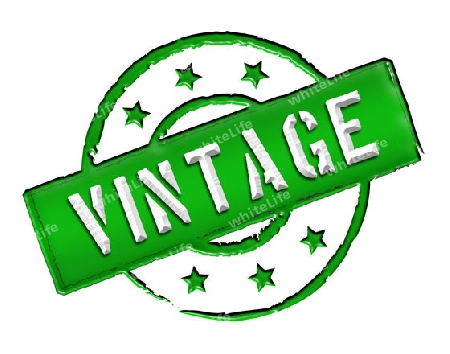 Sign, symbol, stamp or icon for your presentation, for websites and many more named VINTAGE