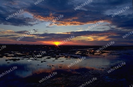 Sonnenuntergang an der Nordsee