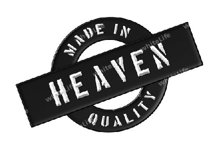 Made in Heaven - Quality seal for your website, web, presentation