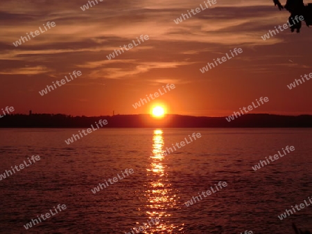 Sonnenuntergang am Bodensee