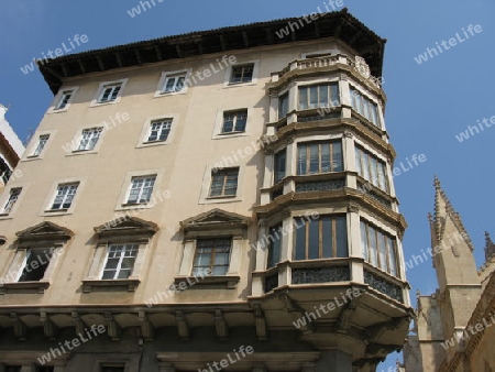 Hausfassade in Palma