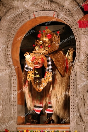 Asien, Suedost, Indonesien, Bali, Insel, Ubud, Tanz, Dance, Show, Kultur, Tradition, Barong Tanz, Maske,    (Urs Flueeler) 