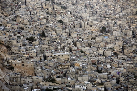 Asien, Naher Osten, Syrien, Damaskus,   Sicht ueber die Grossstadt von Damaskus der Hauptstadt von Syrien. 