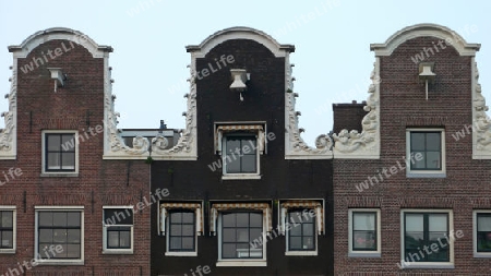 Historische H?userfassade in Amsterdam