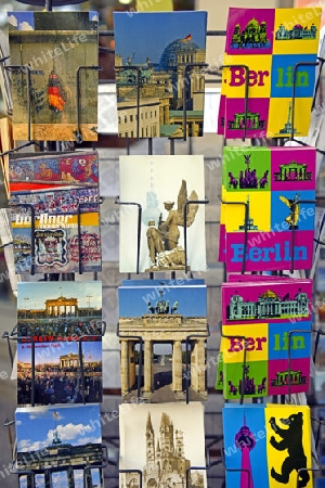 Postkarten mit Berliner Motiven, Berlin, Deutschland, Europa 