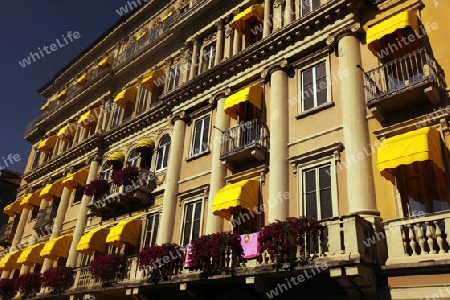 a Palace Hotel in the old town of Pallanza near to Verbania on the Lago maggiore in the Lombardia  in north Italy. 