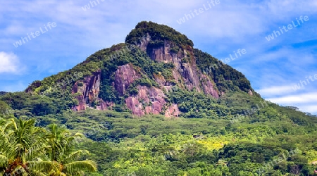 Beautiful impressions of the tropical landscape paradise on the Seychelles islands