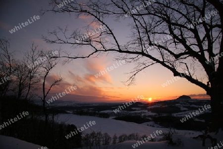 Sonnenuntergang in Ottenbach