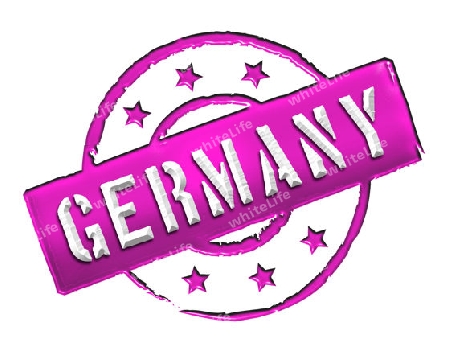 Sign and stamp named Germany for your presentation, for websites and many more.