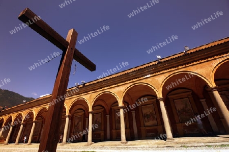 the Church in the old town of Baveno on the Lago maggiore in the Lombardia  in north Italy. 