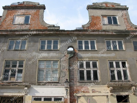 Haus Zerfall in Wismar Mecklenburg-Vorpommern