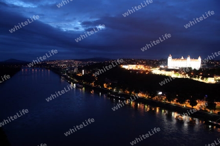 Europa, Osteuropa, Slowakei, Hauptstadt, Bratislava, Altstadt, Pressburg, Burg, Festung, Sommer,  