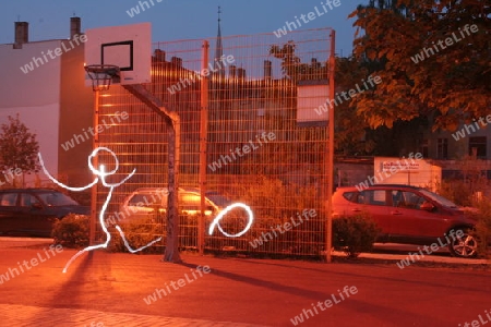 Ball spielen *lightpainting* 4