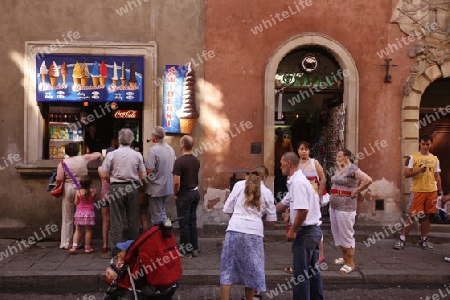 The Old Town in the City of Warsaw in Poland, East Europe.