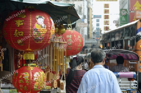 Der Alltag im China Town in der Stadt Bangkok in Thailand in Suedostasien.