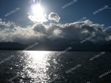 Sonne, Wolken, Wasser