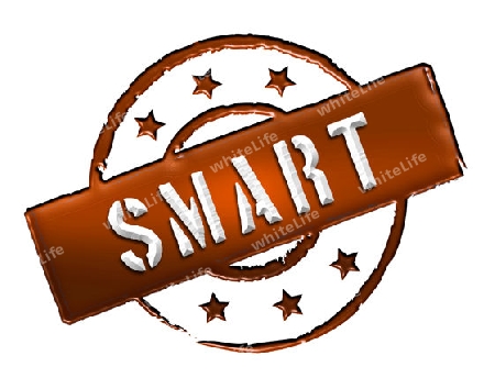 Sign, symbol, stamp or icon for your presentation, for websites and many more named SMART