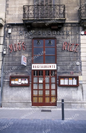 Das Cafe Ritz in der Altstadt von Palma de Mallorca der Hauptstadt der Insel Mallorca einer der Balearen Inseln im Mittelmeer.   